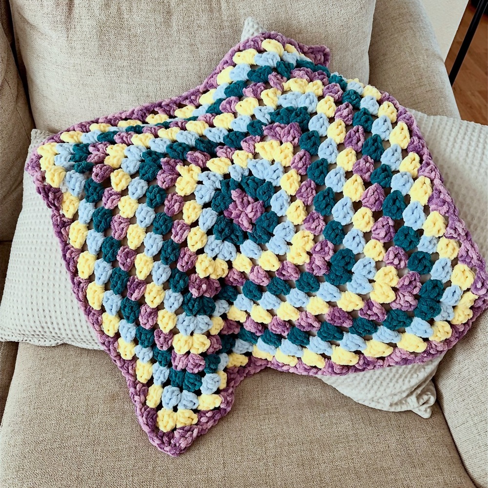 Crochet Baby Granny Square Blanket